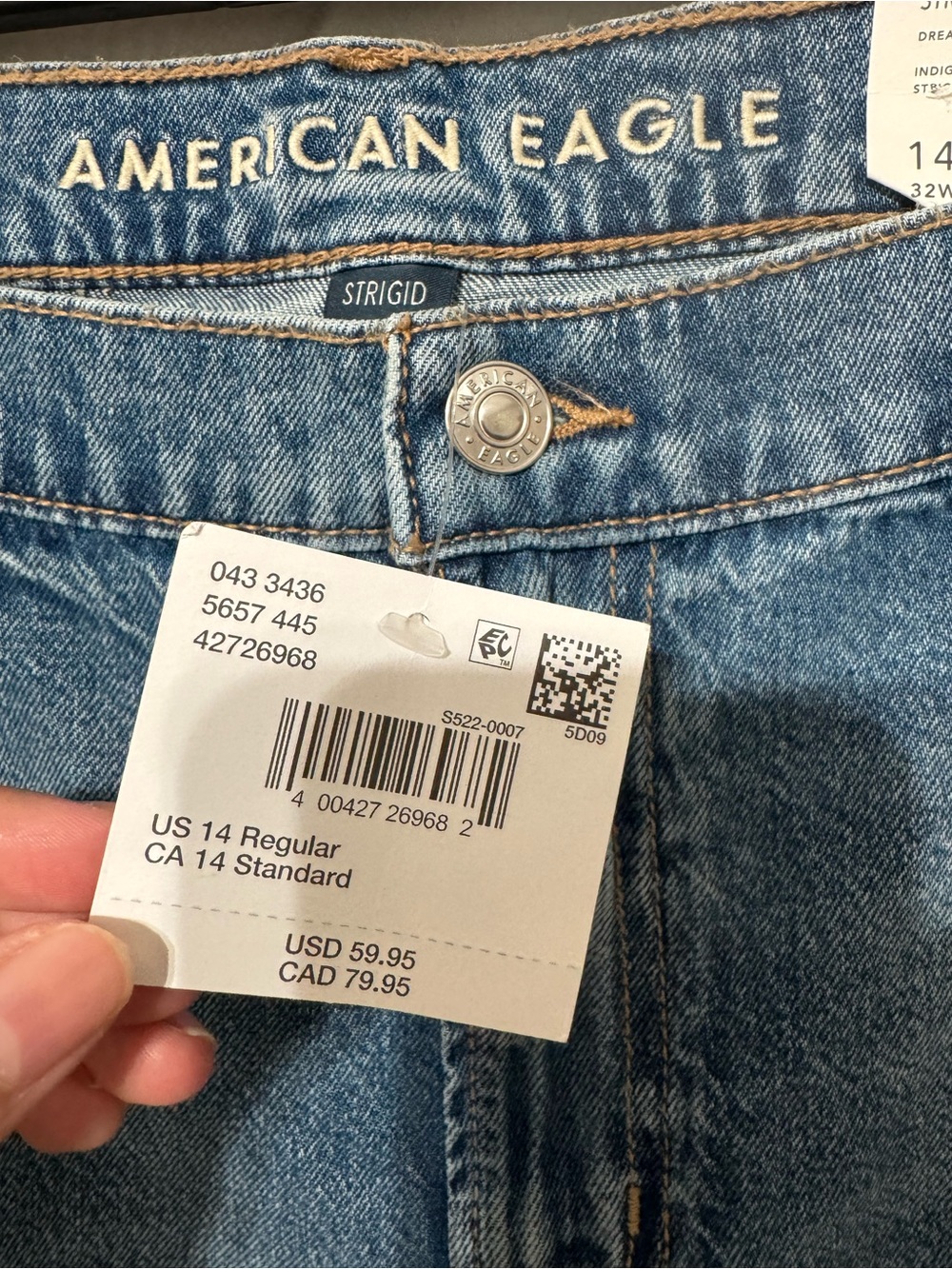 NWT American Eagle Dreamy Drape Barrel Size 14 - Picture 6 of 8